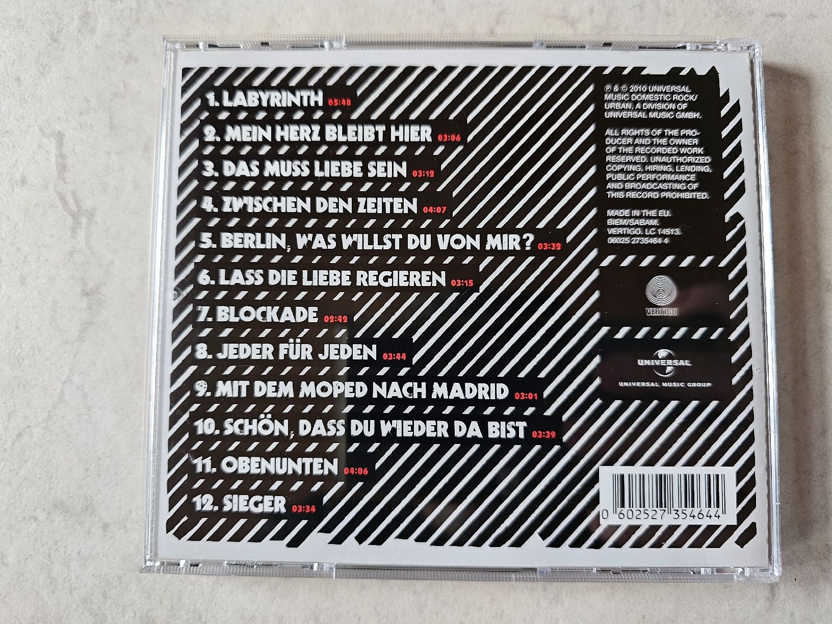 CDs: Madsen  -  Labyrinth – D'occasion à Schneisingen par backstore24 1