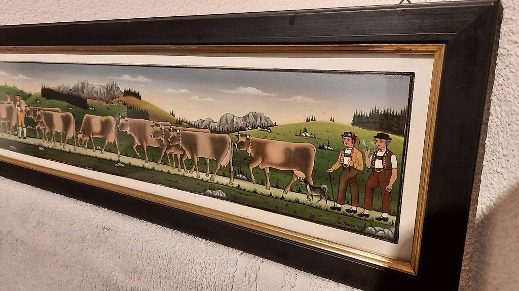 Dipinti: Jakob Binder, Alpaufzug – Usato da Zuckenriet venduto da Delta31 2