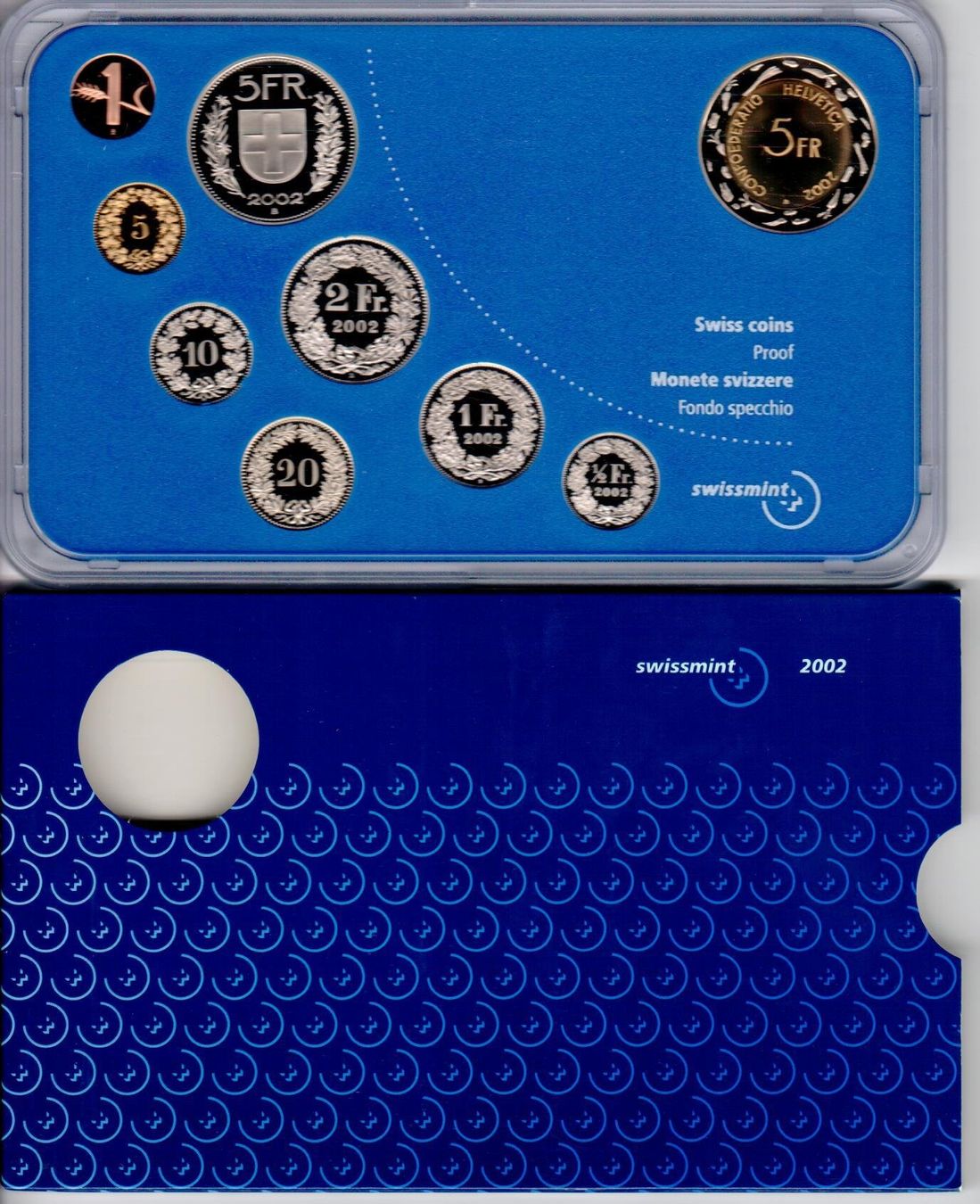 Tutti le monete: Münzsatz 2002 - Swissmint – Usato da Wolhusen venduto da Curver9