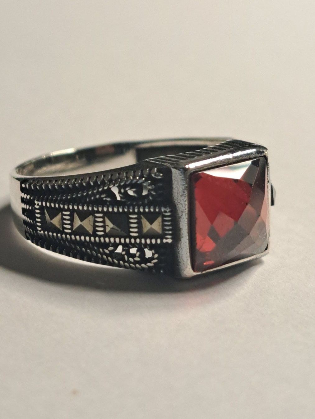 Ringe: 0003 - Bague en argent, Markazit, taille 58 – Neu und originalverpackt aus Neuchâtel von NIDAVELIR 1