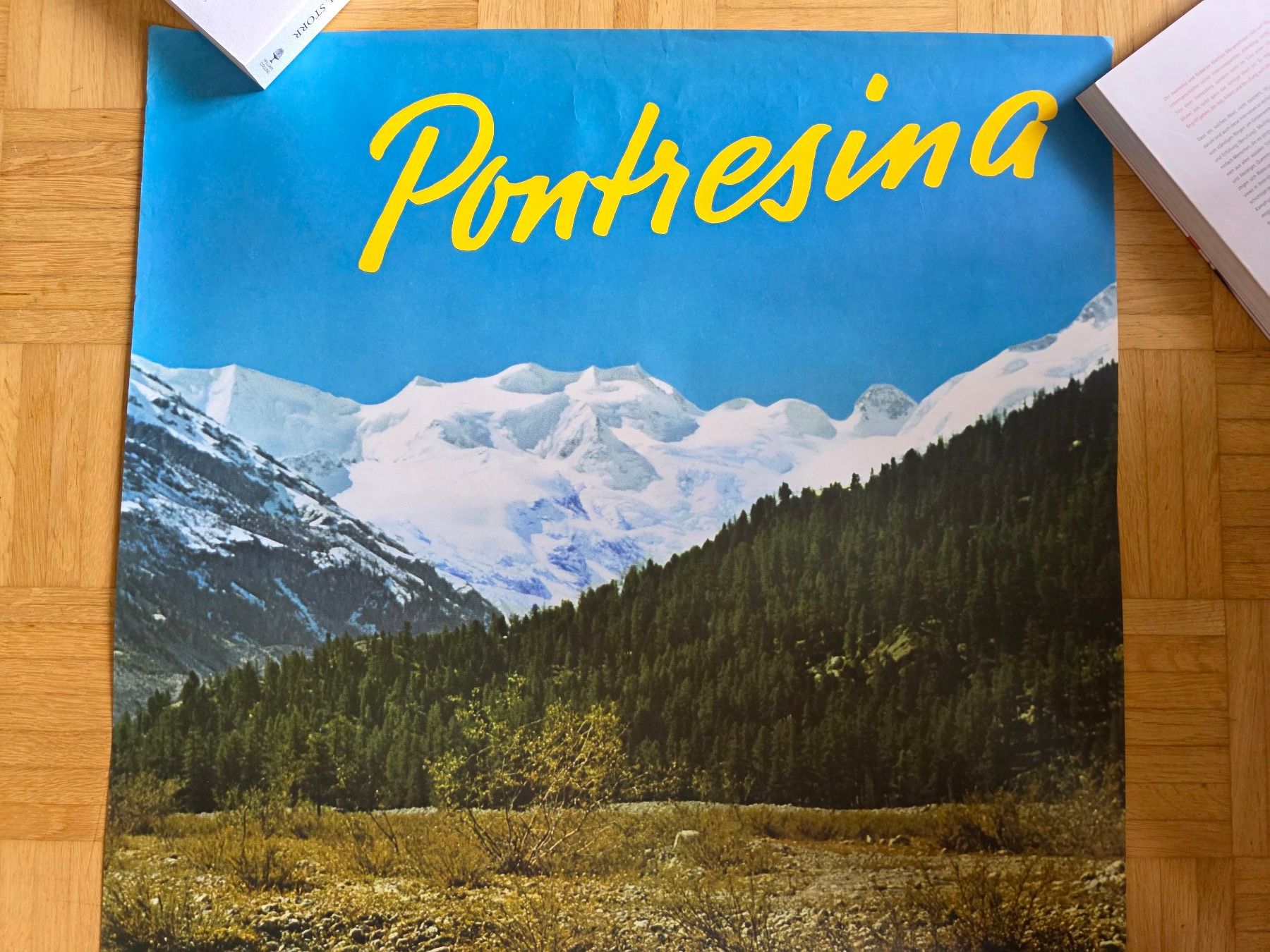 Poster & Bilder: Altes Pontresina Poster – Gebraucht aus Bern von Poobah 1