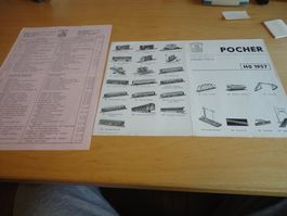 Pocher Prospekt 1957 mit Preisliste