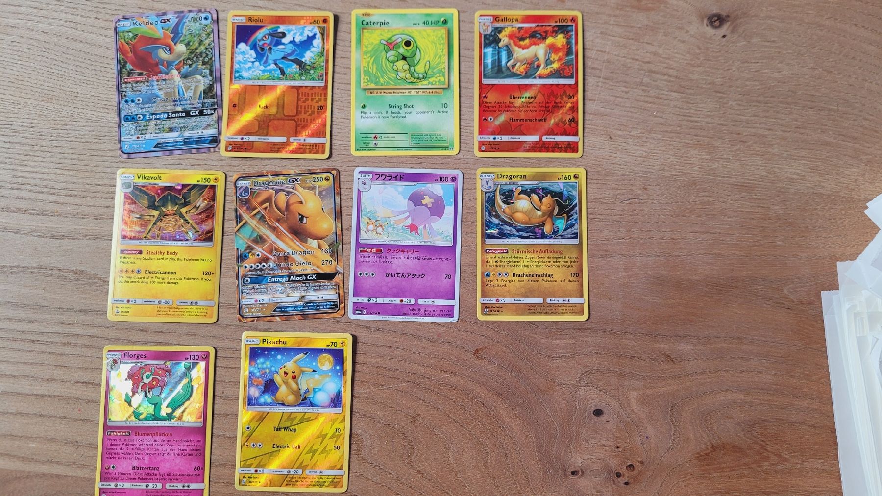 Cartoline: Pokémon Karten Set Riolu – Usato da Steffisburg venduto da Gismo49