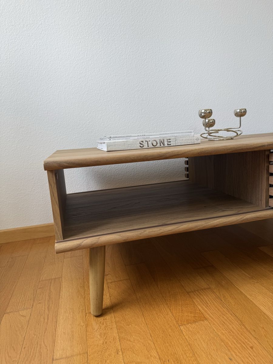 Tavoli: Couchtisch mit Stauraum, Eichen-Finish – Usato da Zürich venduto da cipir 3