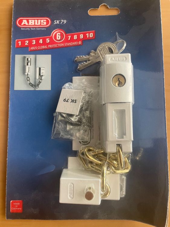 ABUS abschliessbare Türkette SK79 (Neu und originalverpackt) in