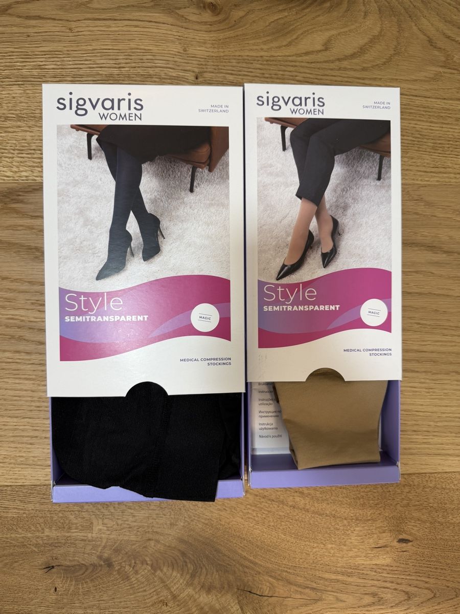 Sigvaris Collants: 2x Sigvaris Damen Strümpfe S Normal – D'occasion à Liestal par dani_sale