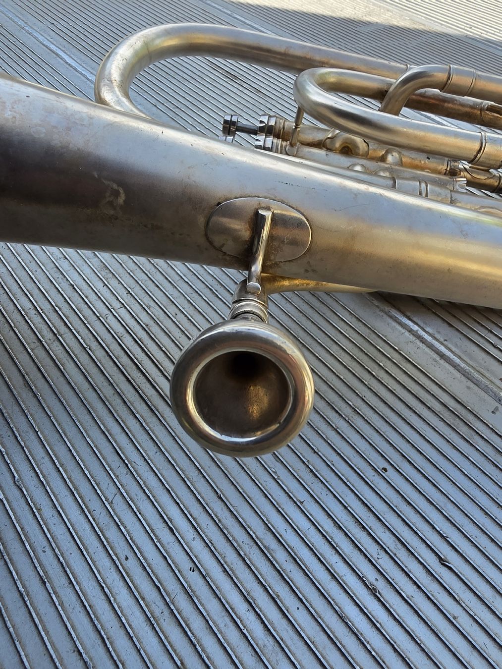 Besson Strumenti musicali: Besson Euphonium England, silber,   – Usato da Mettlen venduto da elios0888 8