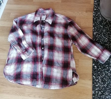 Chemise, surchemise, haut, chemise à carreaux