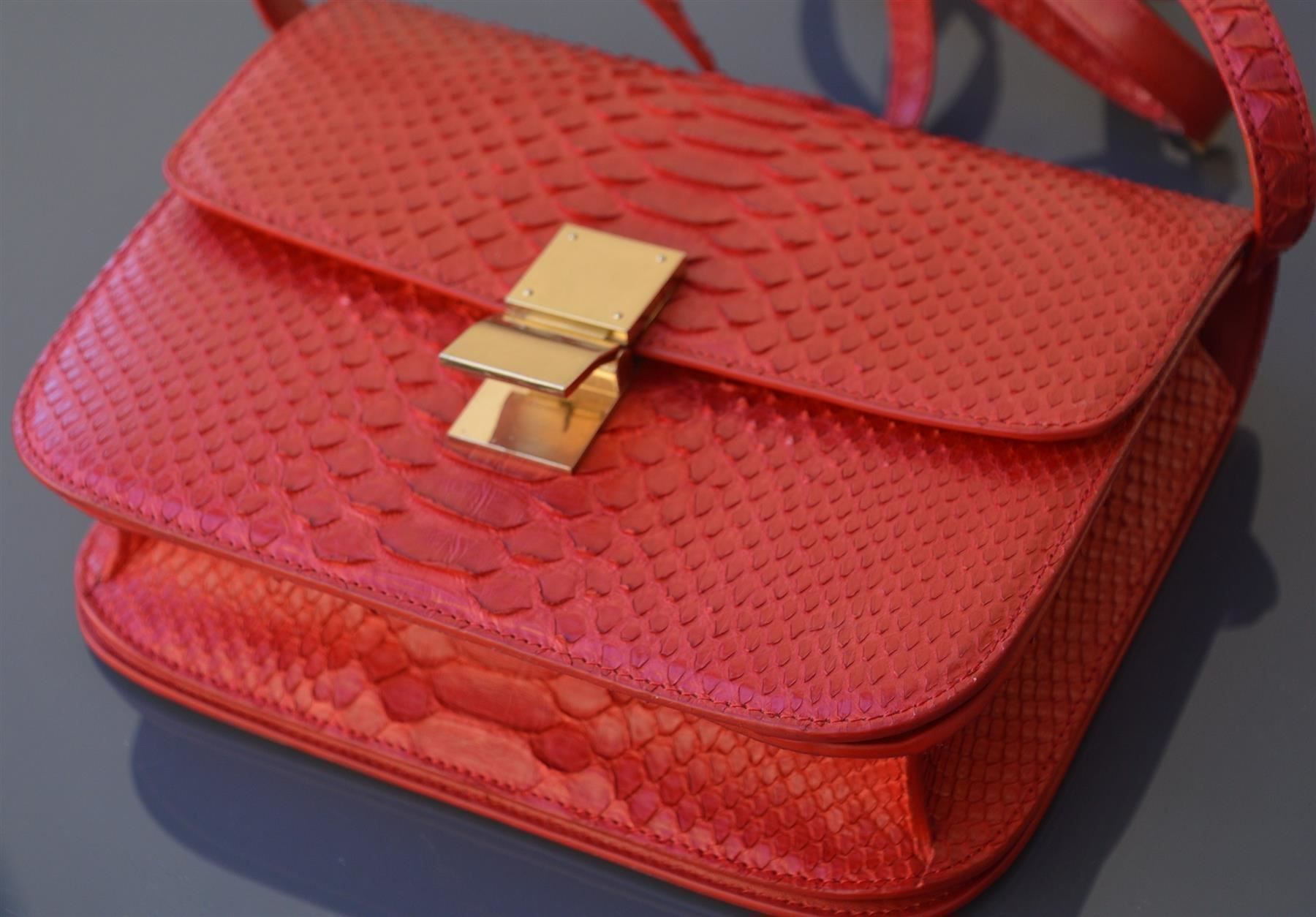 Celine Taschen für Damen: Céline Classic Box Tasche / Sac Python – Gebraucht aus Collonges von Auganien 6