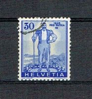 Eidg. Wehranleihe 1936 30+10 C. gestempelt