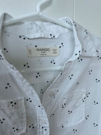 Mango Hemd, 104, Weiss, klassisch, Shirt