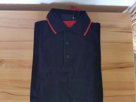 NEUES Two Tone Polo-Shirt Dickies, Gr. S, red/black, AKTION