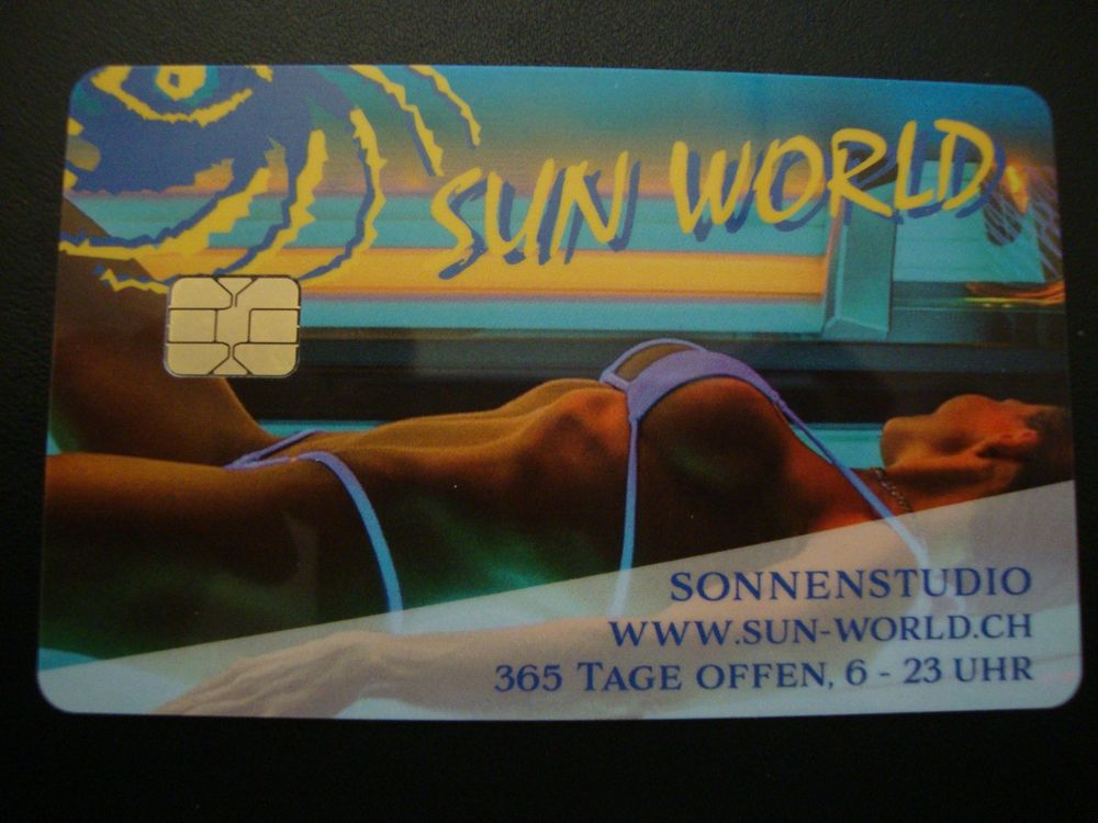 1 Solarium-Karte SUN WORLD Sonnenstudio - Wert CHF 170.-- | Kaufen auf