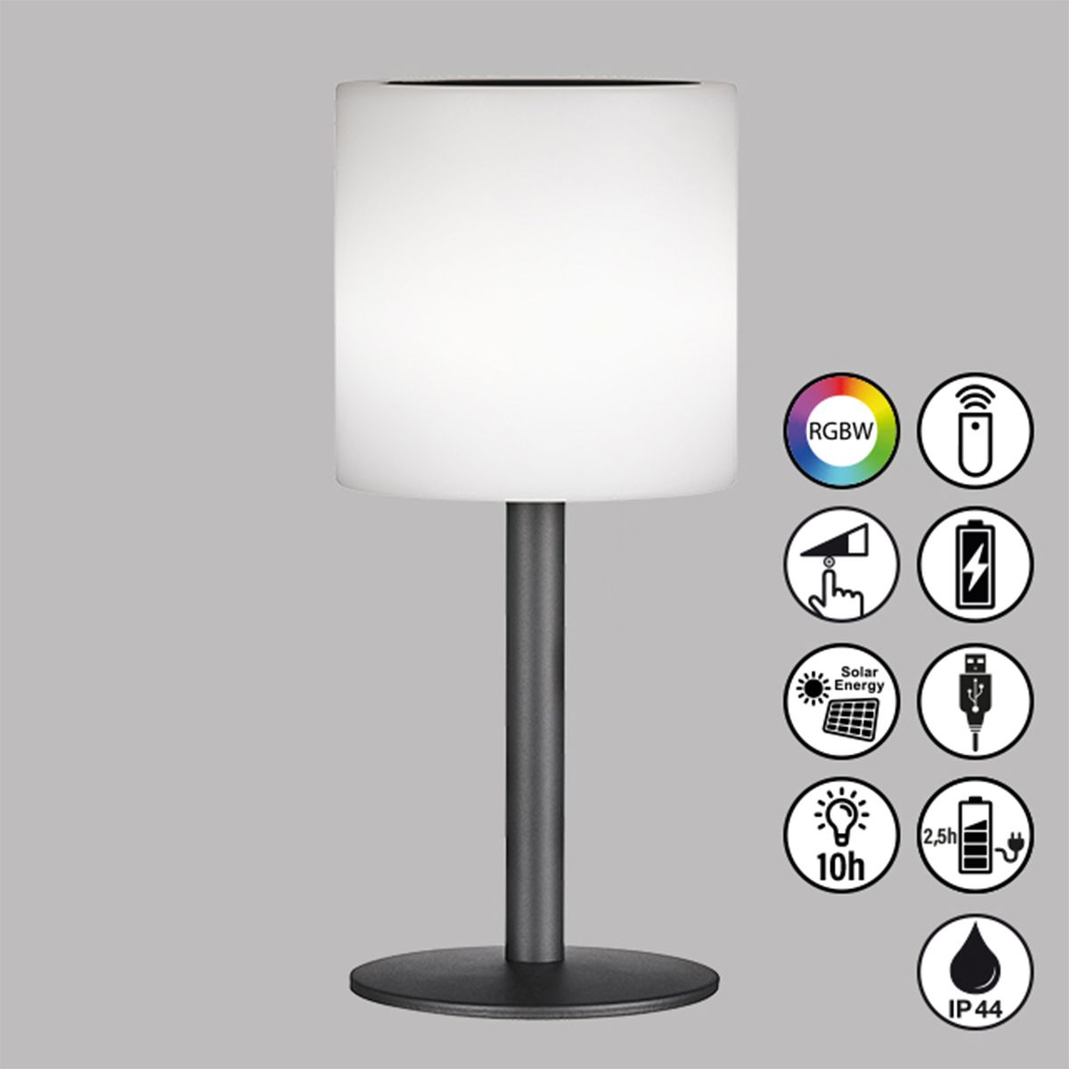 Lampade: LED Aussen Tischleuchte, 30 cm Höhe – Nuovo (secondo la descrizione) da Kreuzlingen venduto da Smart-Light