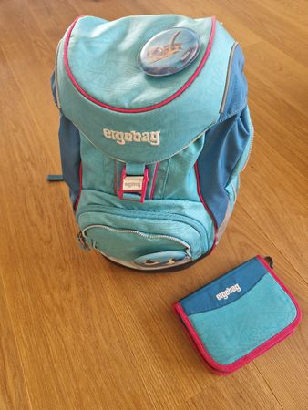 Ergobag Schulrucksack Set Pinguin Motiv Top Zustand