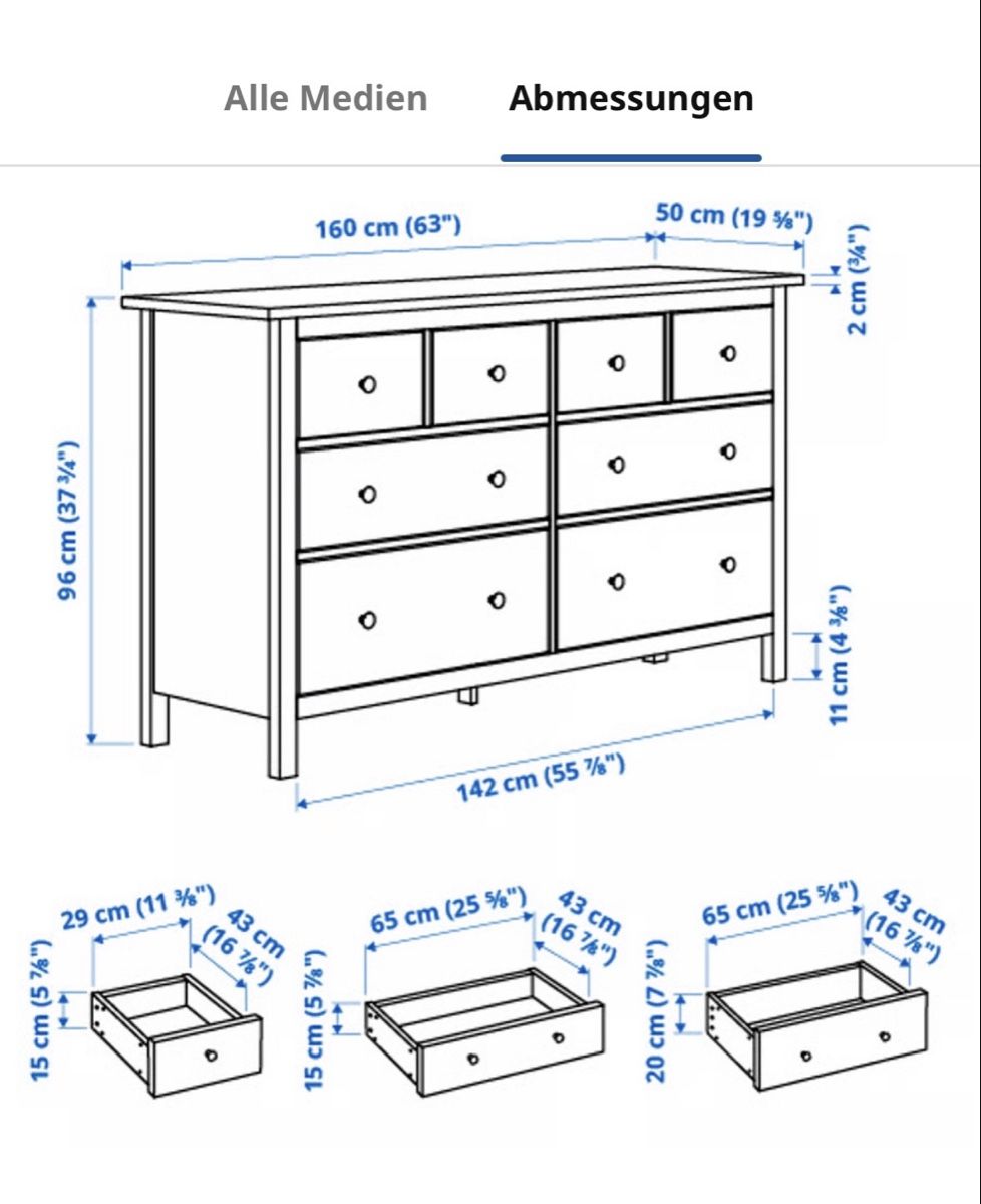 Commodes: Hemnes Kommode – D'occasion à Baden par wen_978b 4