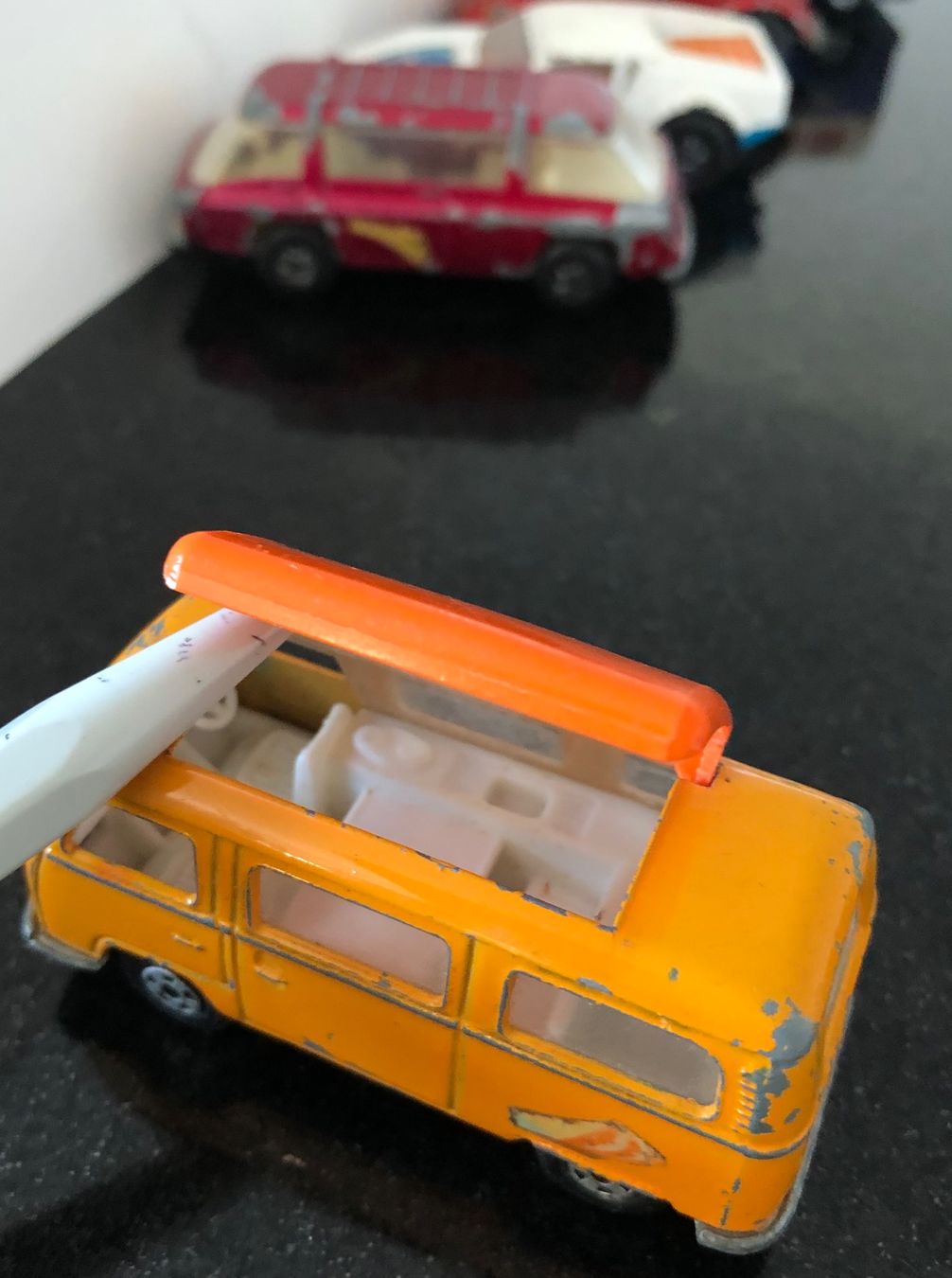 Matchbox Giocattoli: MATCHBOX - 7 bespielte Autos – Usato da Gunzwil venduto da feel_good 1