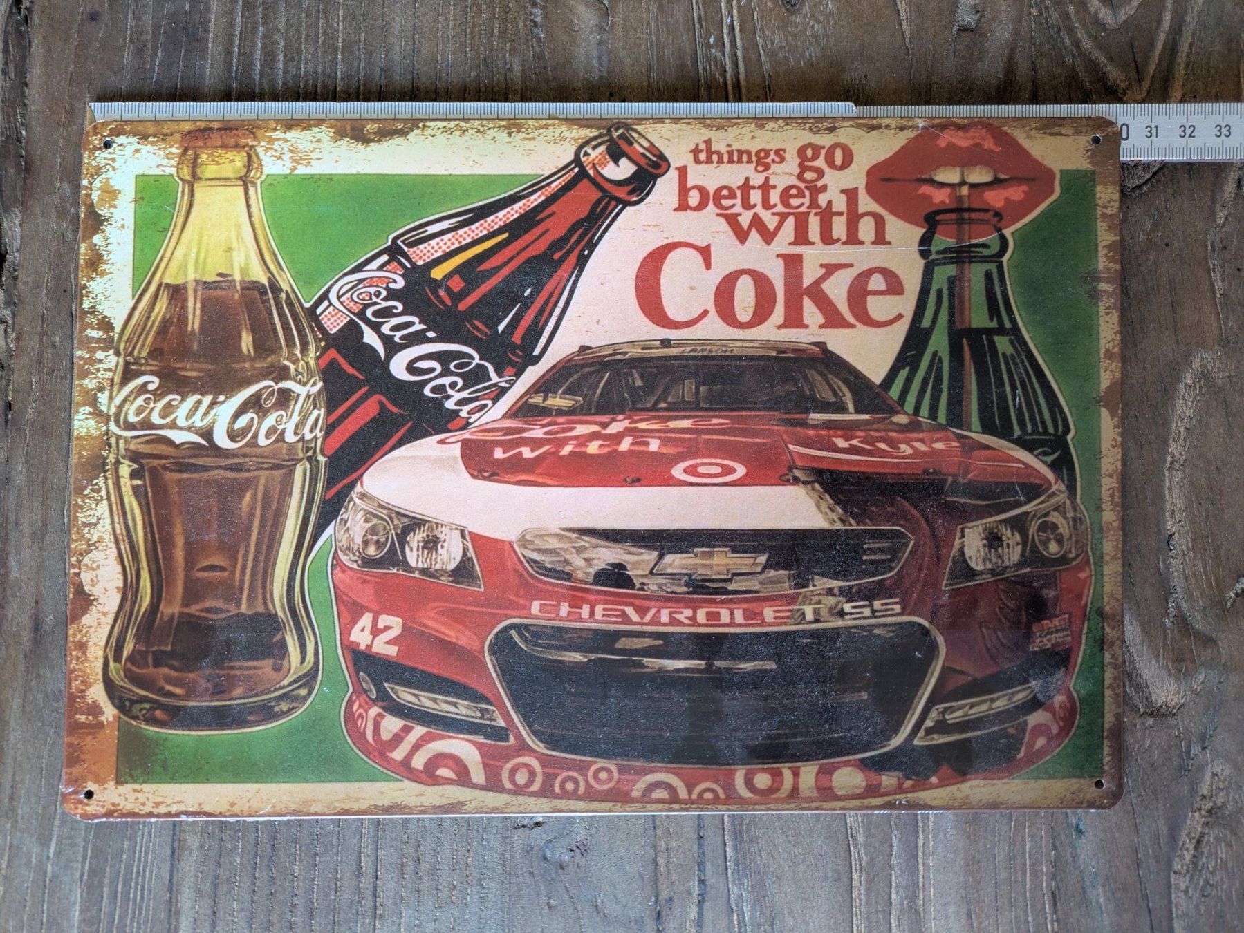 Coca-Cola Insegne: Coca Cola Schild einfach – Usato da Basel venduto da Luxuswelt 1