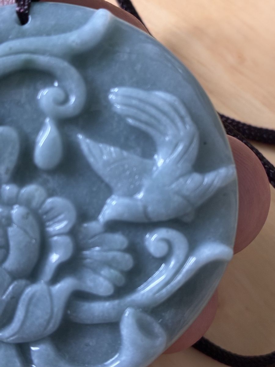 Minerali & Pietre curative: Chinese jade stone pendentif – Usato da St-Aubin-Sauges venduto da asianart 2