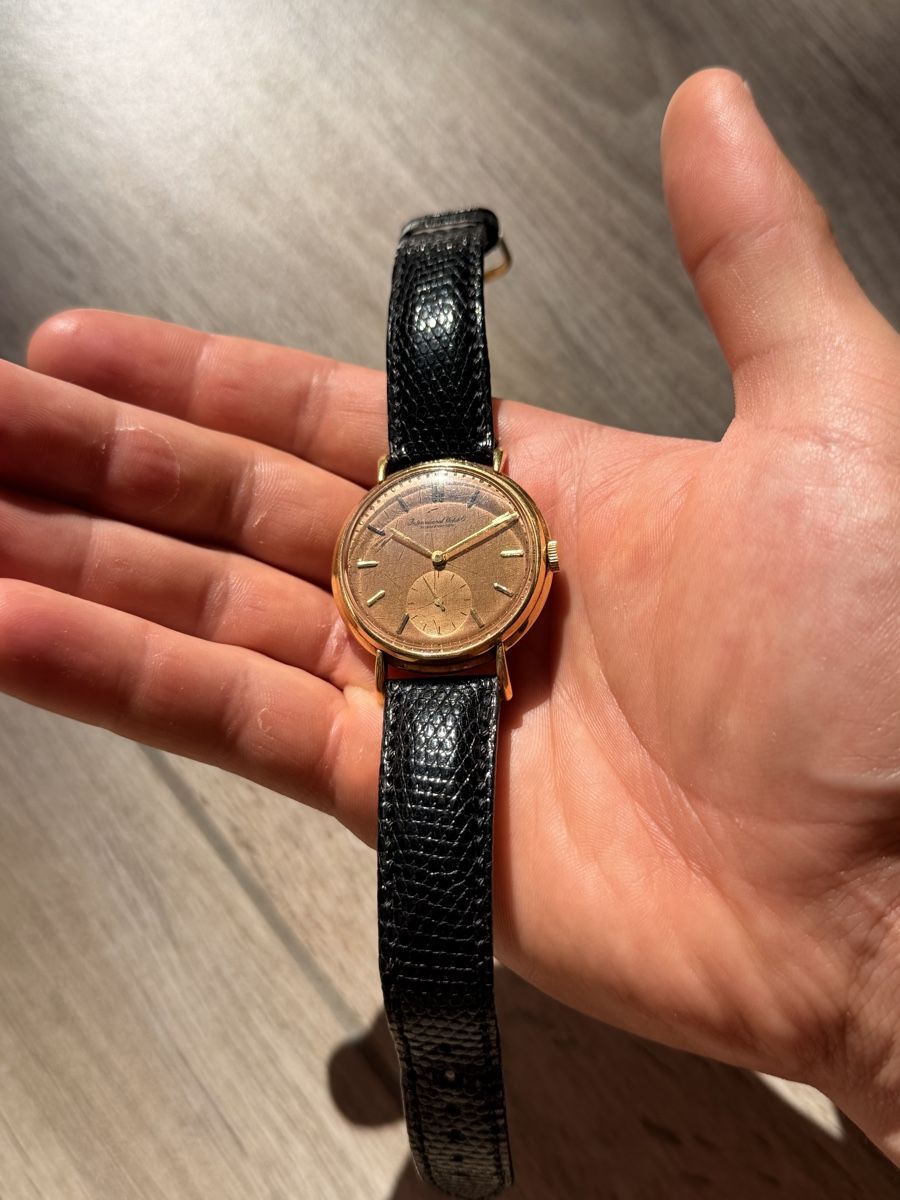 IWC Uhren: Iwc 18k rare Salmon dial – Gebraucht aus Cornol von swi_bv2w 3