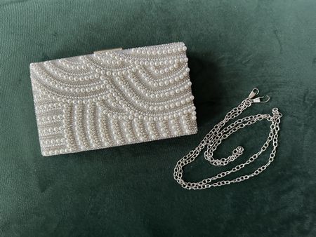 Bridal Pearl Clutch - Evening, Wedding bag