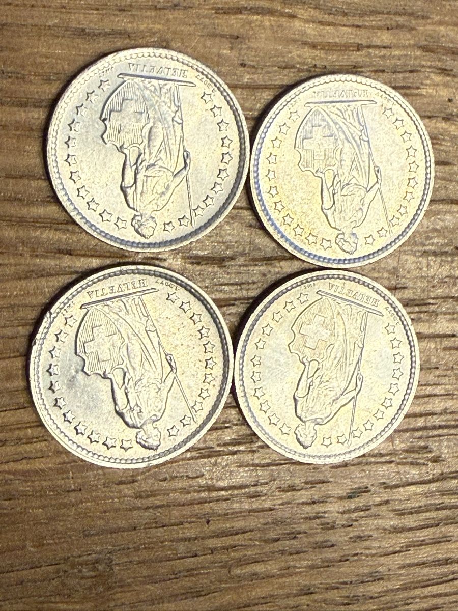 Alle Münzen: 1/2 Franken Silbermünzen 50 Rappen – Neu (gemäss Beschreibung) aus Goldach von Messerguru 3
