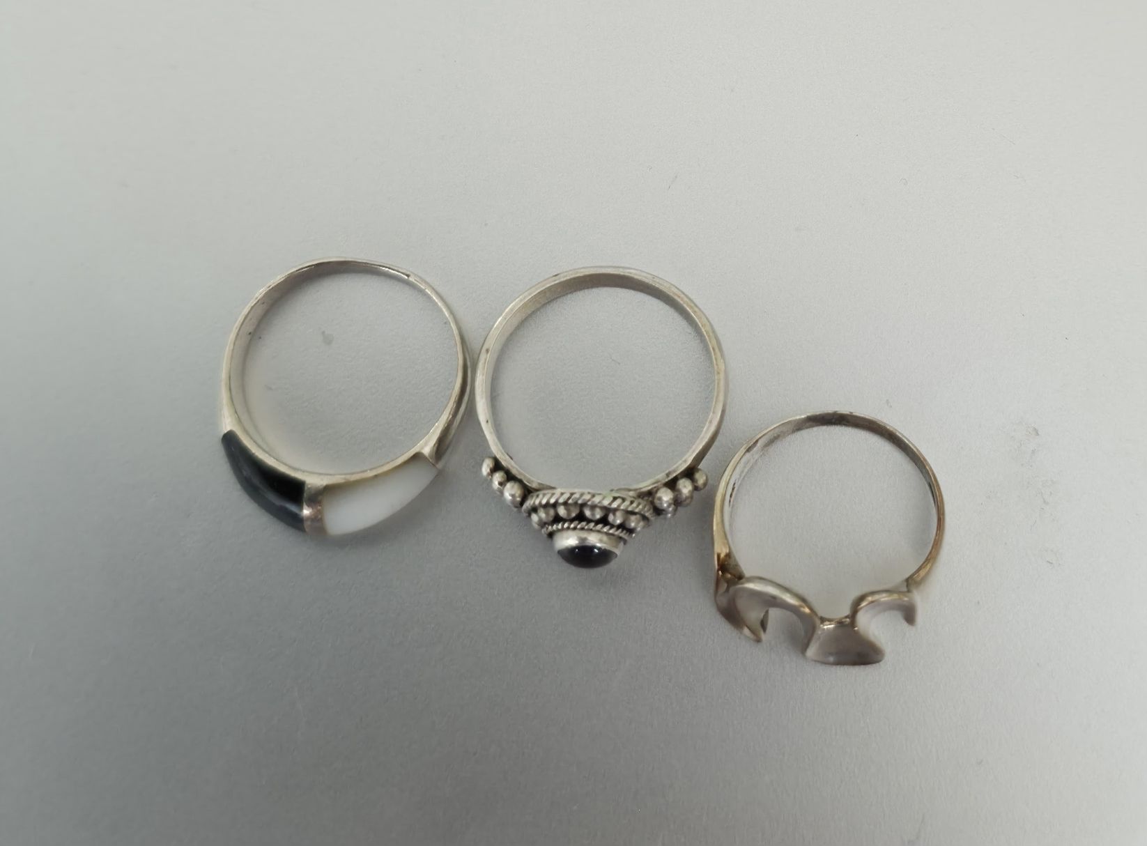 Anelli: Lot de 3 bagues en argent 925 – Usato da Pully venduto da fat_9y8g 1