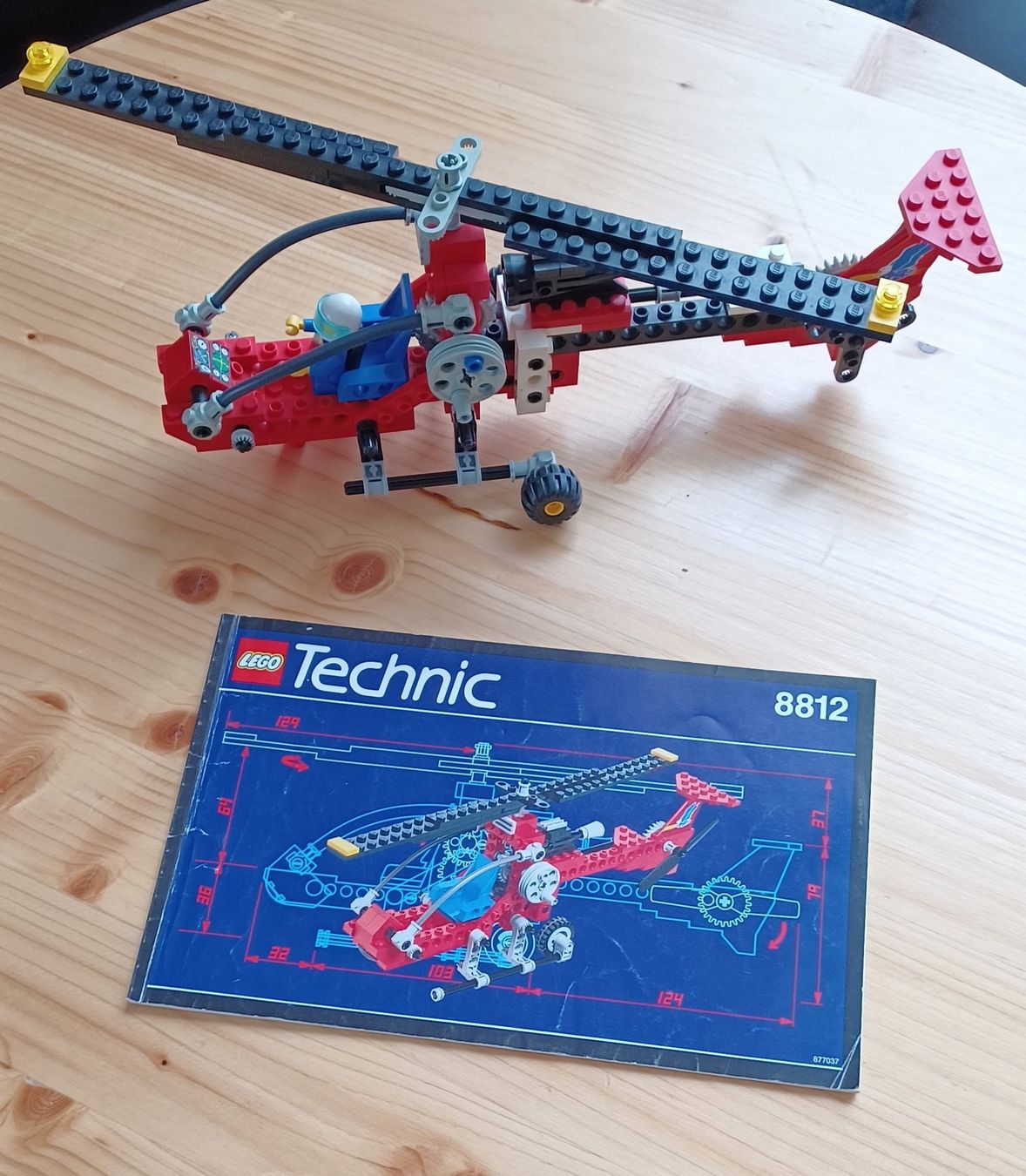 Lego Giocattoli: Lego Technic Helicopter Nr. 8812 aufgebaut. – Usato da Lommis venduto da zozzen 3