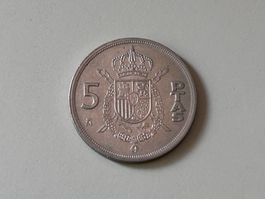 5 Pesetas spagnola 1983