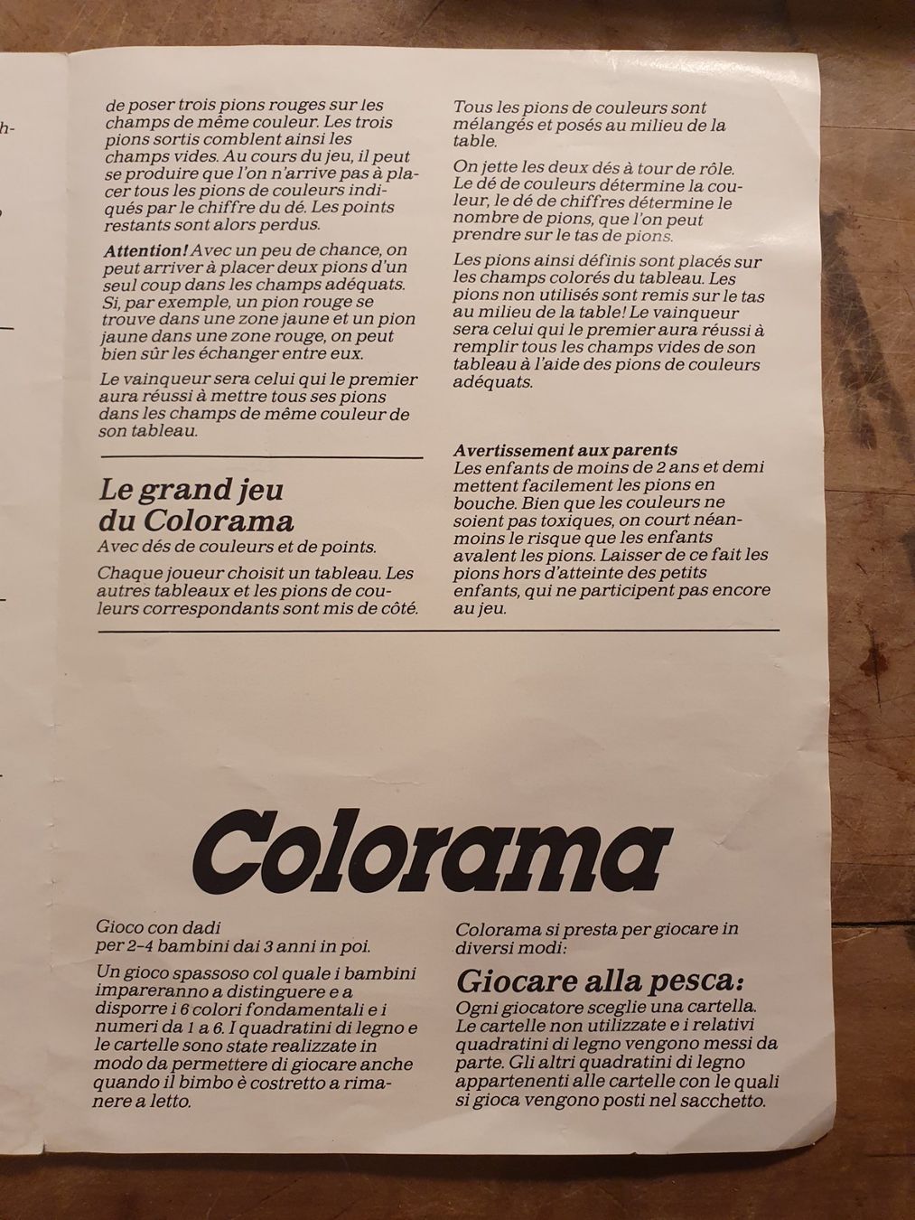 Spiele: Colorama Farbwürfelspiel – Gebraucht aus Zürich von loosebone 5