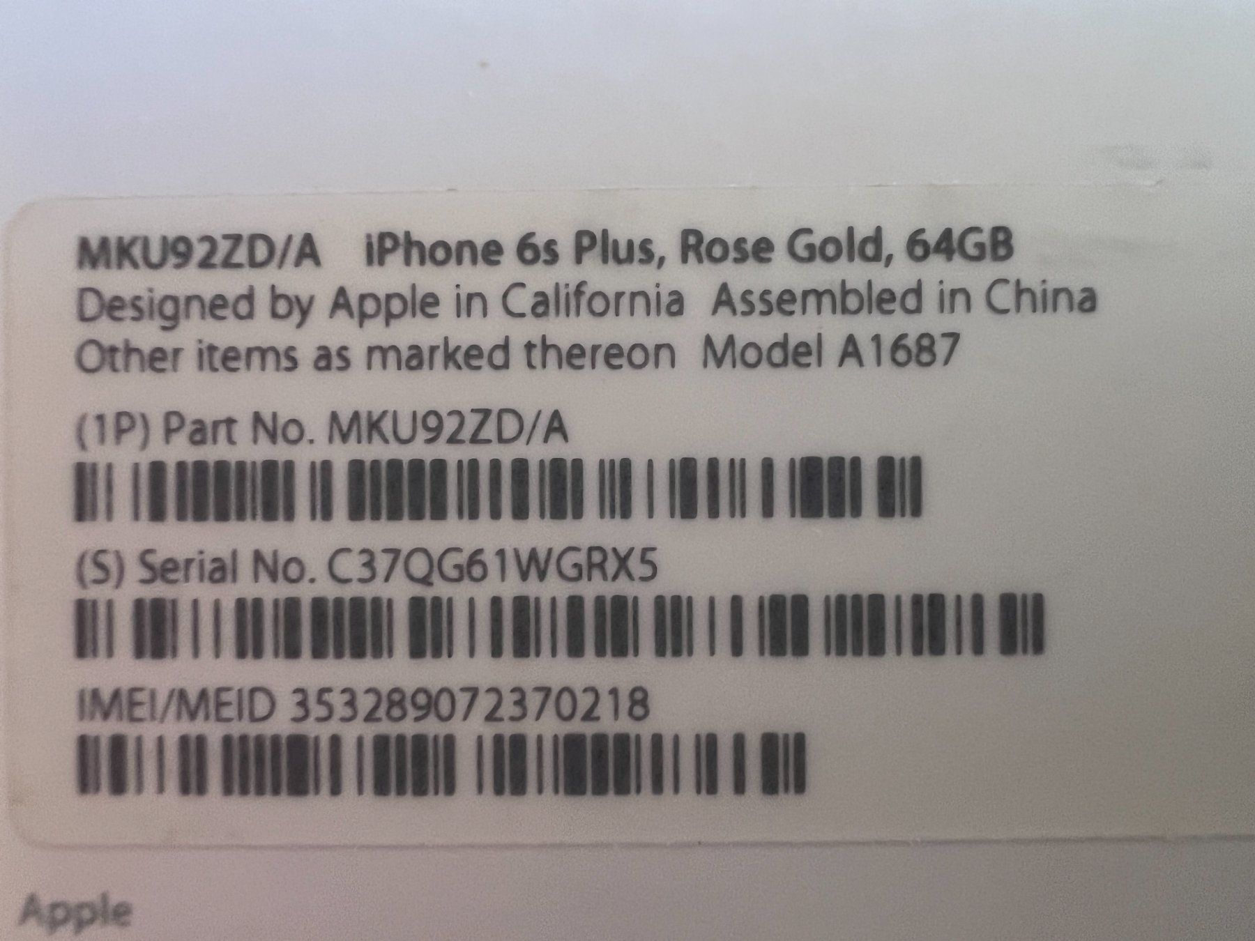 Apple Telefoni cellulari / Smartphones: Apple iPhone 6s Plus Roségold – Usato da Uster venduto da Stoessda 6