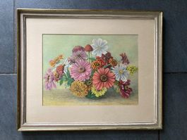 H. Muntwyler 49 Kunstdruck von Gemälde Zeichnung Aquarell