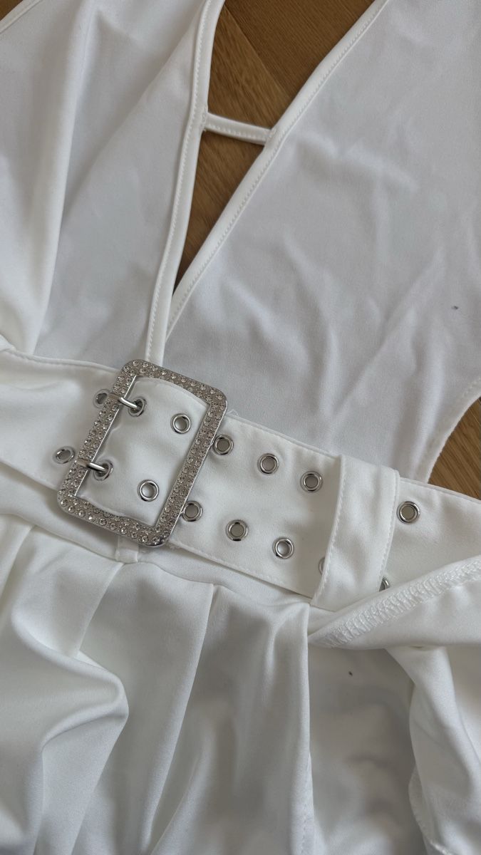 Vestiti: Weisses Sommer Kleid, Grösse XS – Usato da Gelterkinden venduto da teddywidder 3