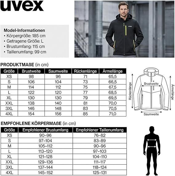 Giacche: Uvex Tune-up Herren Softshelljacke Schwarz Grösse L – Nuovo e nell'imballaggio originale da Suhr venduto da SchnapperCH 3