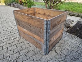4 x Palettenrahmen Holz klappbar 120x80x20 cm
