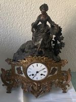 Alte Kamin Pendule Bronze Uhr
