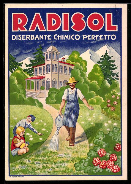 Cartoline postali: Radisol, Diserbante Chimico Perfetto, Re – Usato da Berlin venduto da bartko-reher