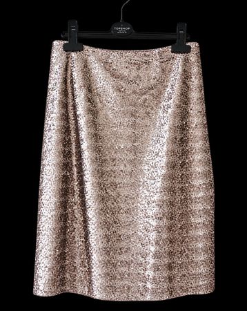 Jupe paillettes argenté- M Banana Republic