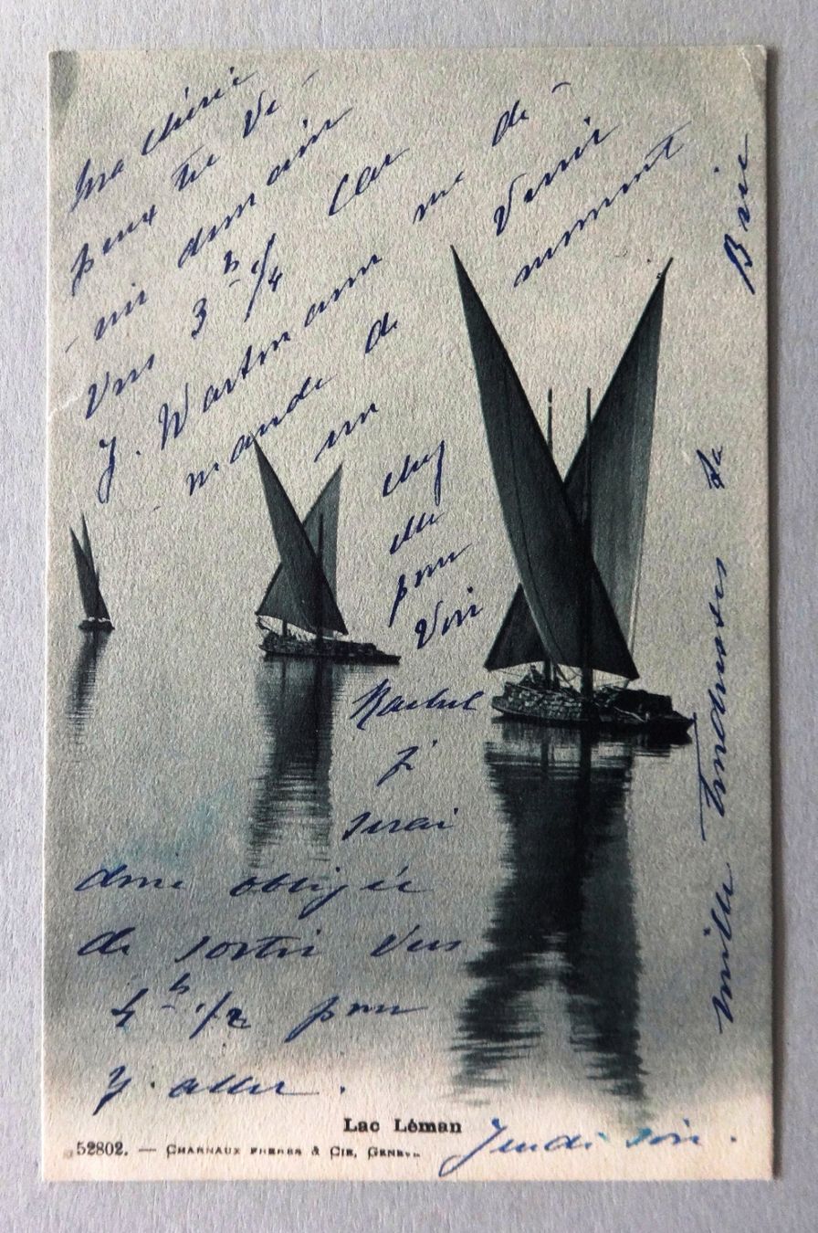 Cartoline postali: Lac Léman – Difettoso da Fétigny venduto da Billy2miny