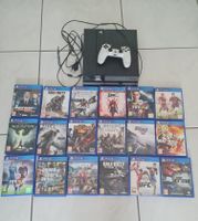 PS4 Konsole mit 15 Spielen und Controller guter Zustand