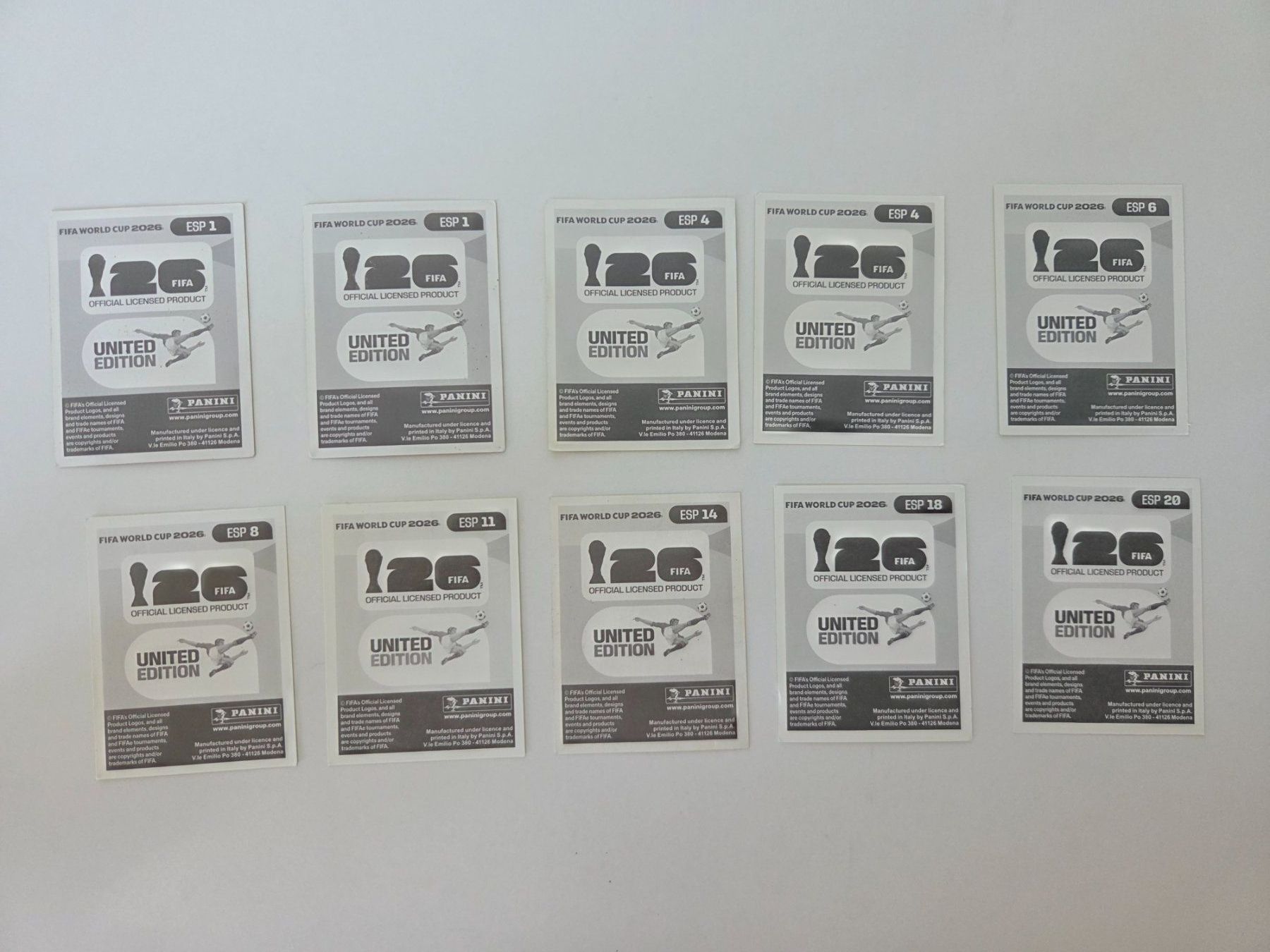 Panini Carte collezionabili: Sticker Panini WM 2026 Spanien 10 Stk – Nuovo (secondo la descrizione) da Baar venduto da Honzik02 1