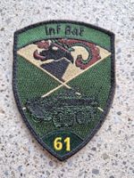 *** Badge Inf Bat 61 mit klett ***