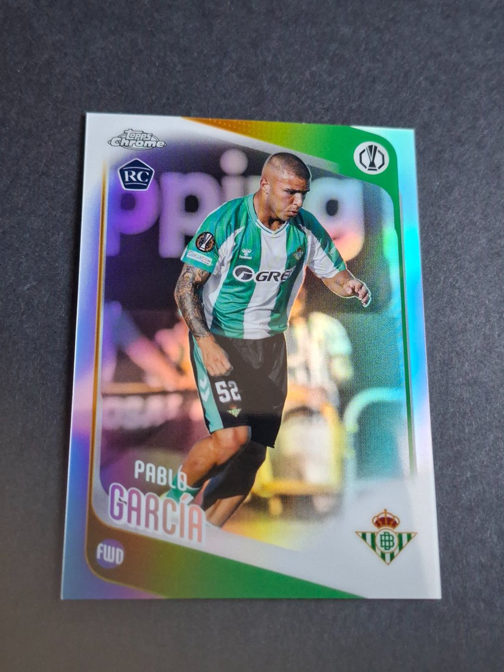 Topps Sammelbilder & Trading cards: Pablo Garcia RC Refractor Topps Chrome 25-26 – Gebraucht aus Olten von cweb