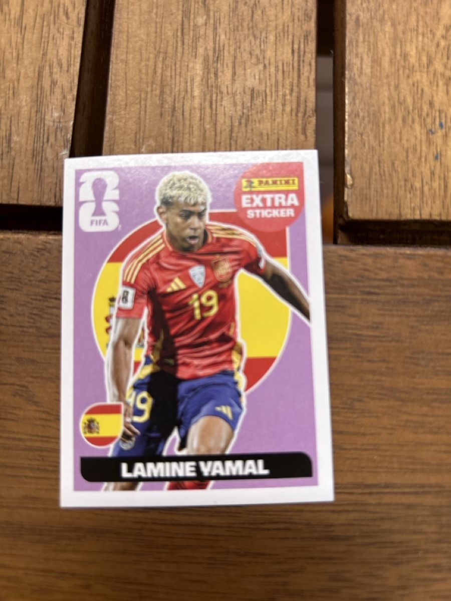 Panini Carte collezionabili: Lamine Yamal extra sticker pink – Nuovo e nell'imballaggio originale da Zürich venduto da nes_bmz9