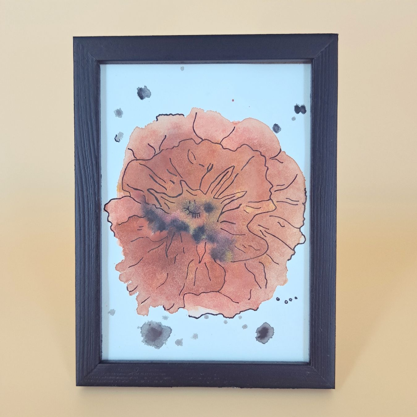 Dipinti: Handgemaltes Mohnblumen-Bild mit Rahmen – Nuovo e nell'imballaggio originale da Ostermundigen venduto da sedel_