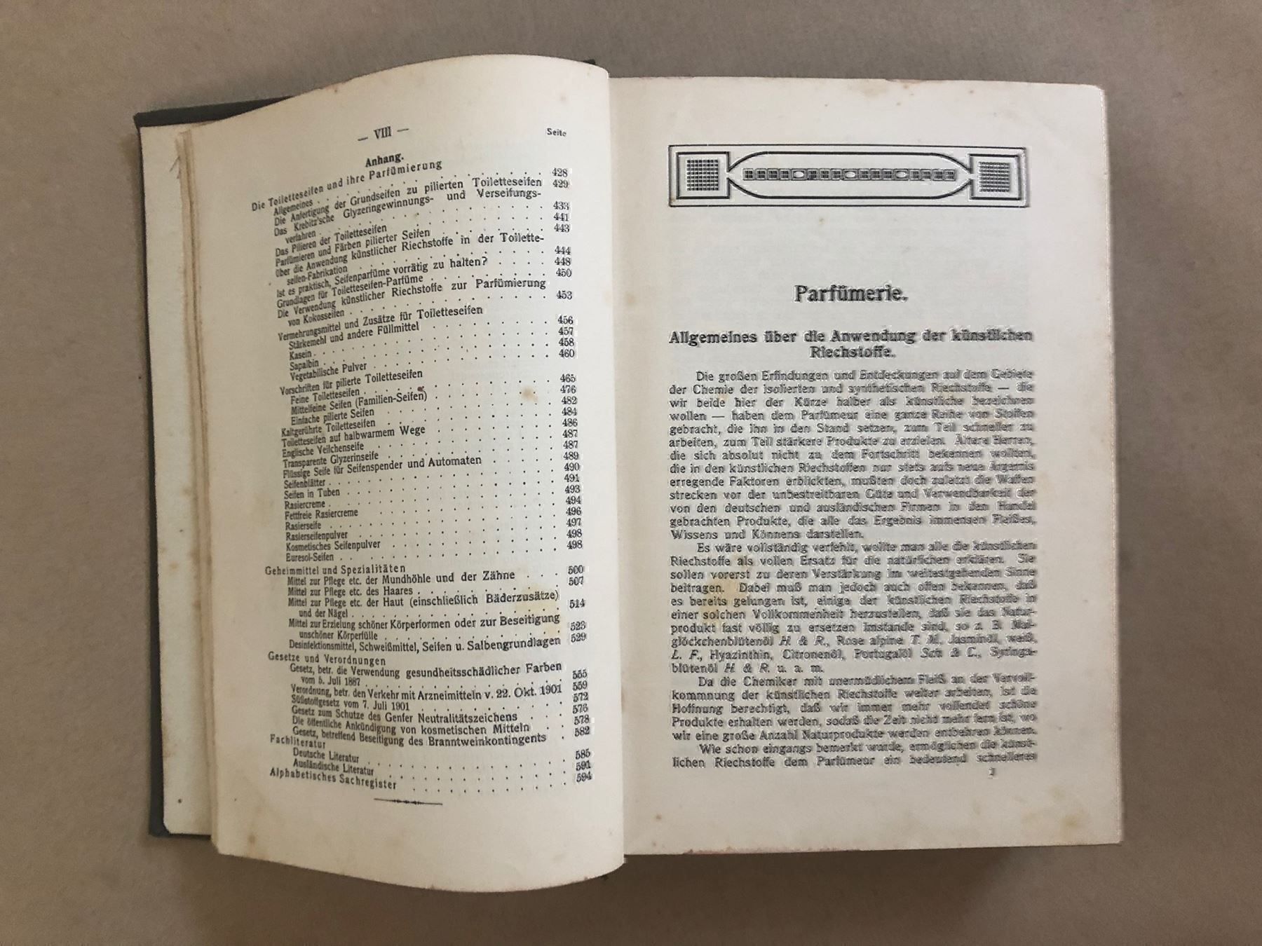 Libri: H. Mann: Die moderne Parfümerie. – Usato da Zürich venduto da allp 5