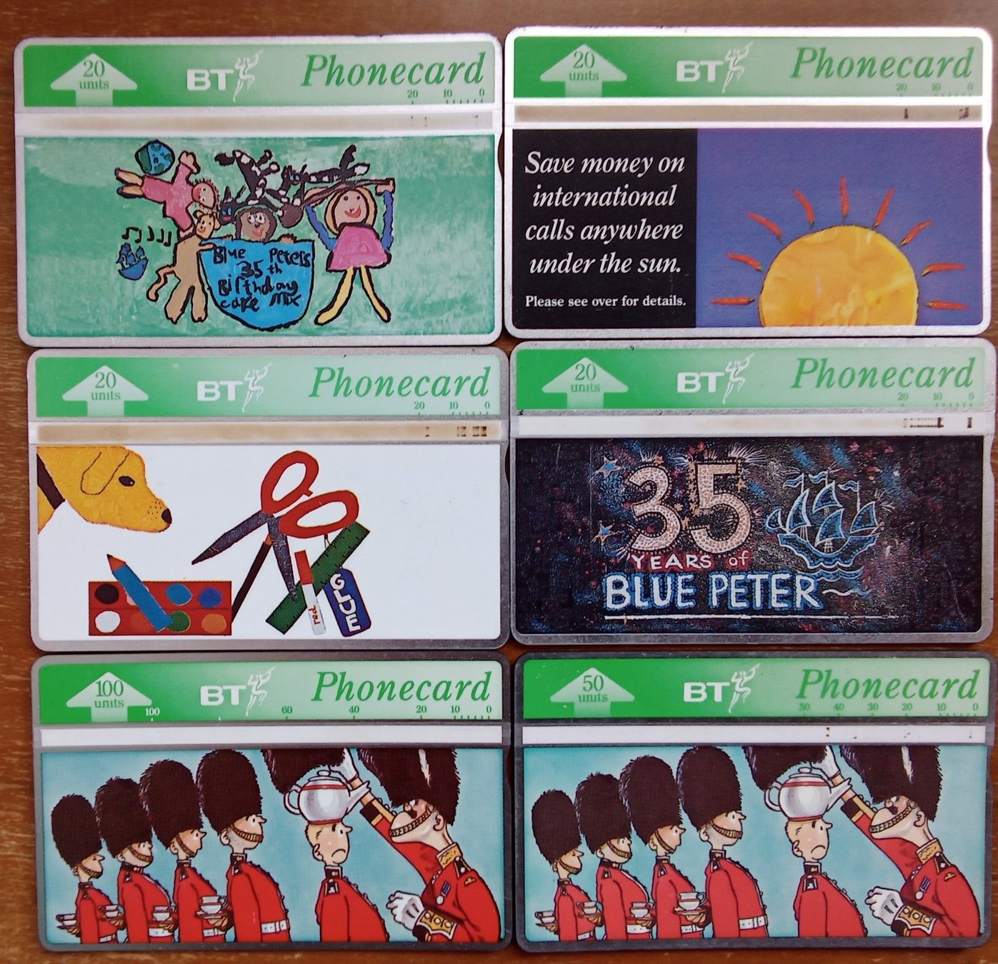 Cartes de téléphone: 6 Telefonkarten British Telecom – D'occasion à Zürich par tol_b7c7