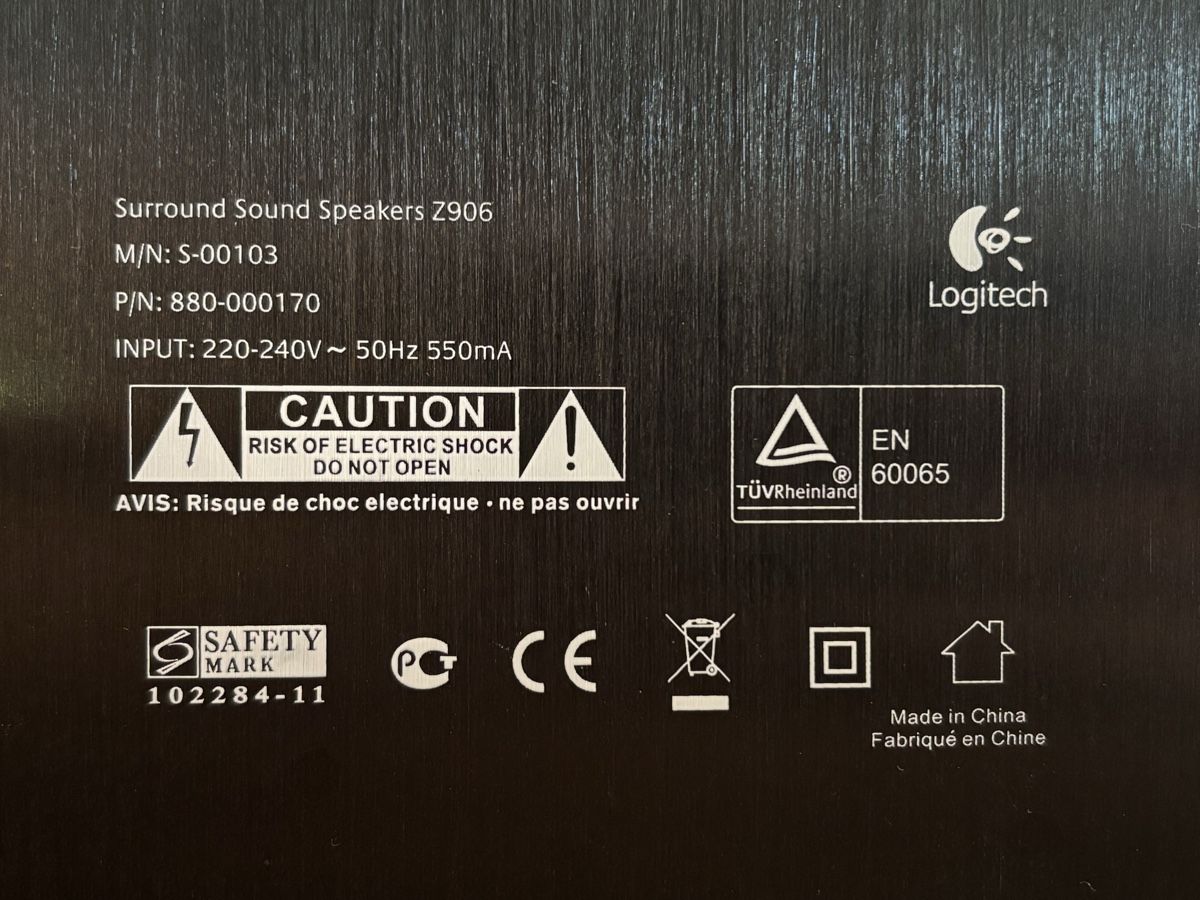 Logitech Home Cinema: Logitech Z906 5.1 Surround Sound System THX mit Subwoofer – Usato da Lyss venduto da Dimiski 5