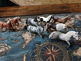 Schleich Pferde 6x und 2 Noname