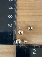 Modeschmuck Ohrstecker ( goldfarbig )